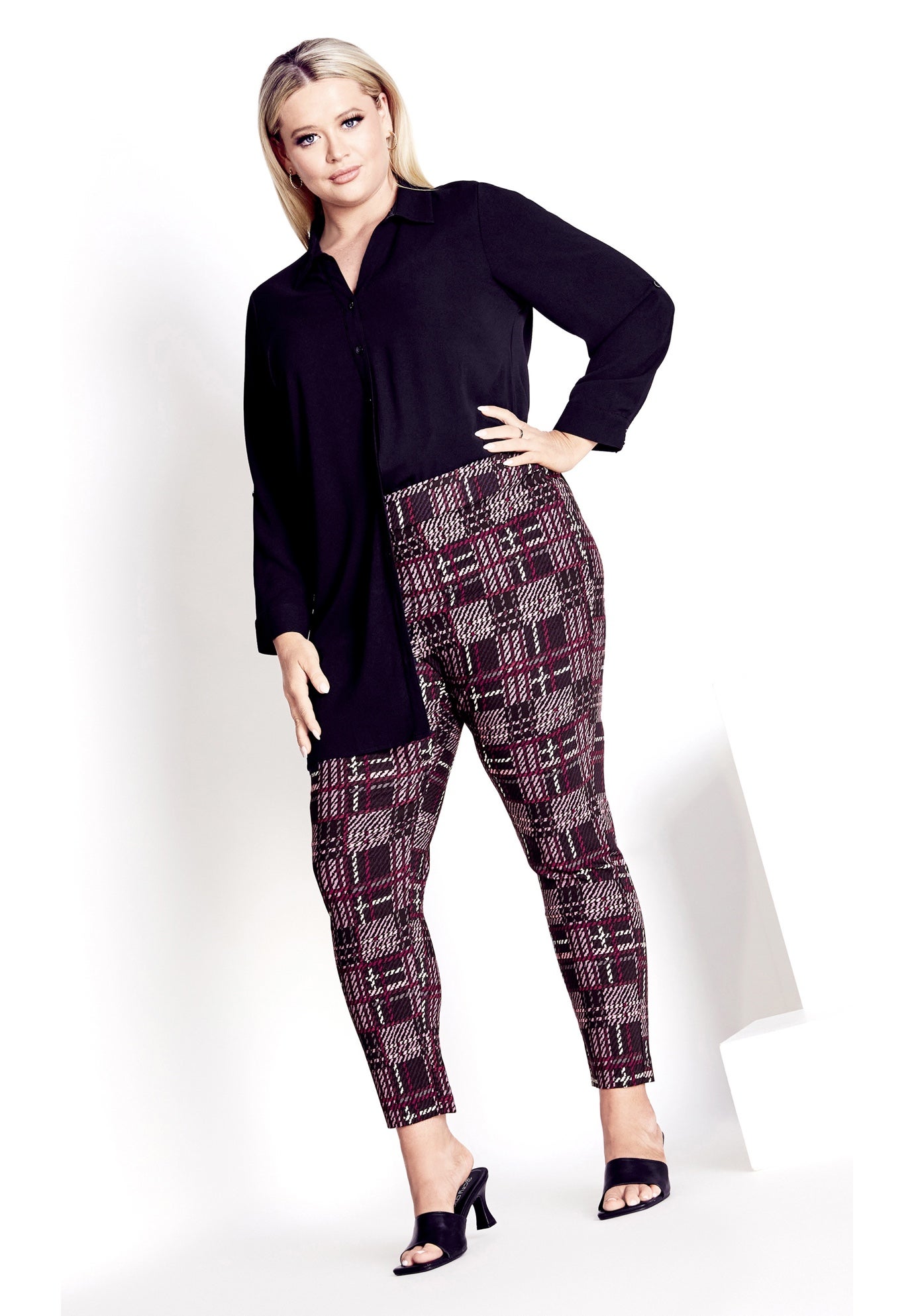 Jemma Check Pant image number 0