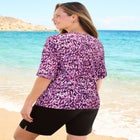 Three-Quarter Sleeve Swim Tee image number 2
