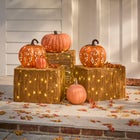 Pre-Lit Hay Bale image number null