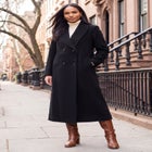 Long Shawl Collar Wool Coat image number 0