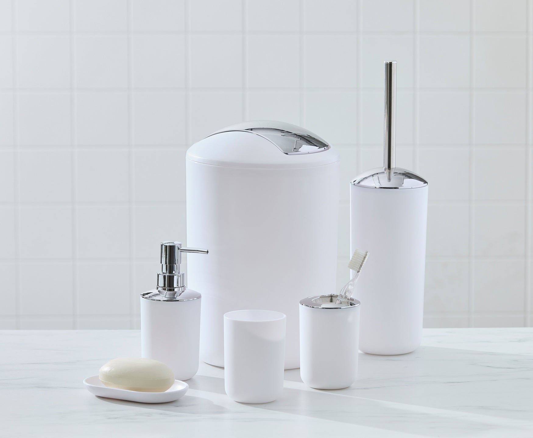 6-PC. Bath Accessories Set image number 0