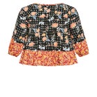 Imari Empire Waist Spliced Top image number null