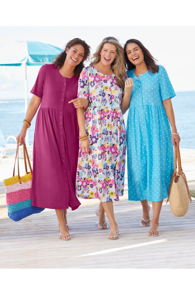 elbow sleeve knit dress Women's Ponte Pro Knit Elbow Sleeve Dress