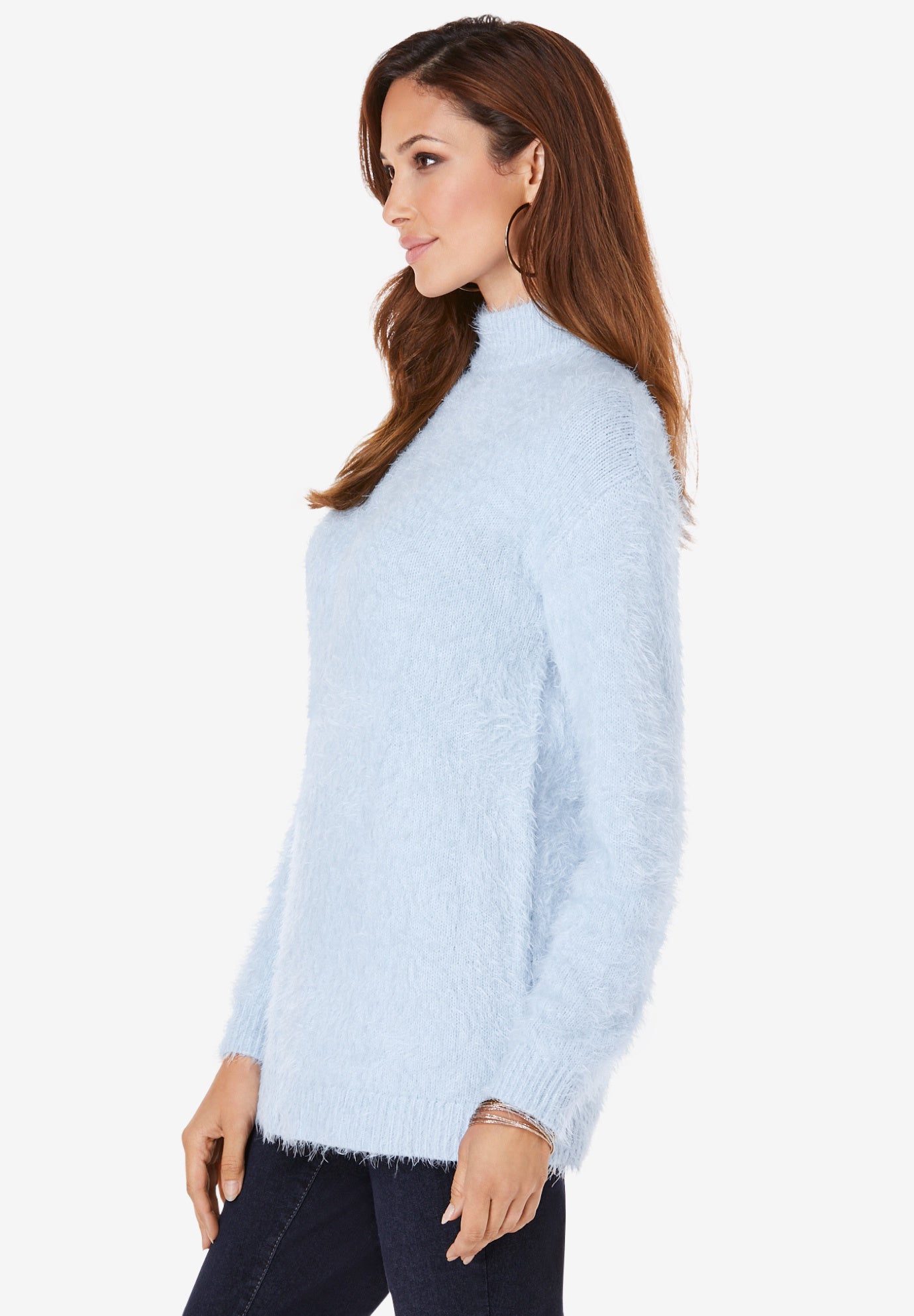 Eyelash Mockneck Sweater image number 4