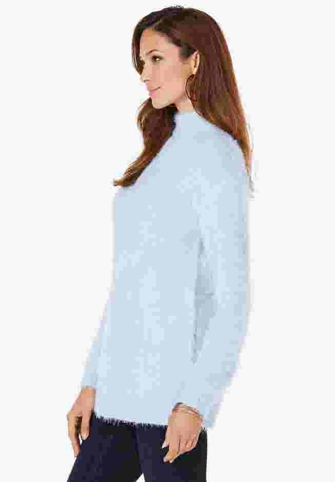 Eyelash Mockneck Sweater image number 2