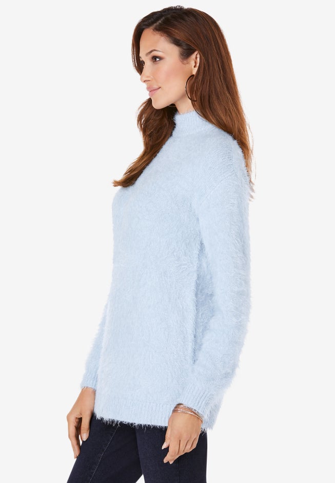 Eyelash Mockneck Sweater image number 4