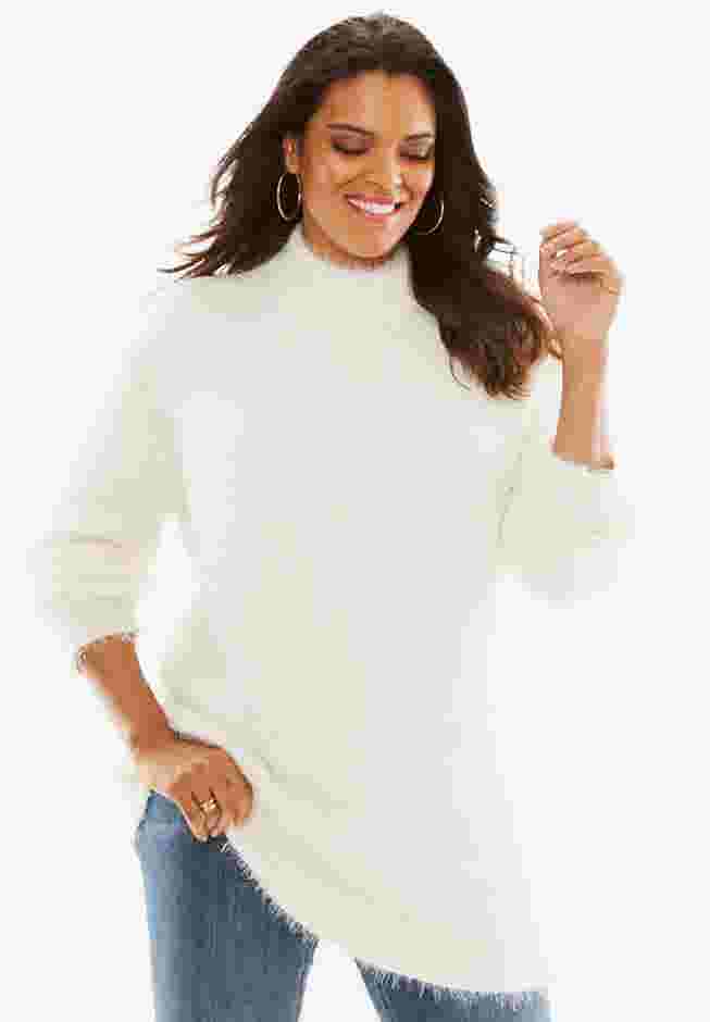 Eyelash Mockneck Sweater image number 0