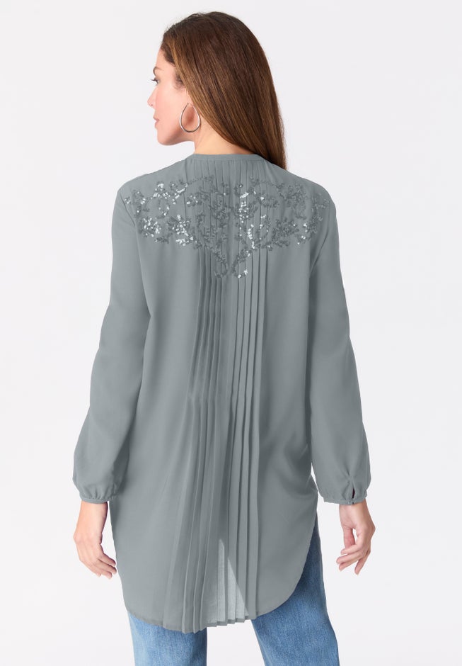 Sequin Floral Tunic image number 1