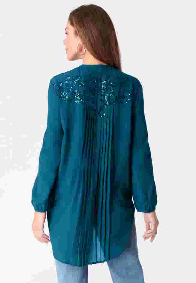 Sequin Floral Tunic image number 1