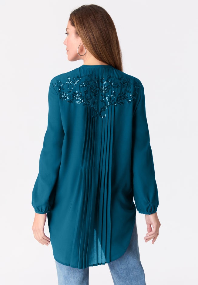 Sequin Floral Tunic image number 1
