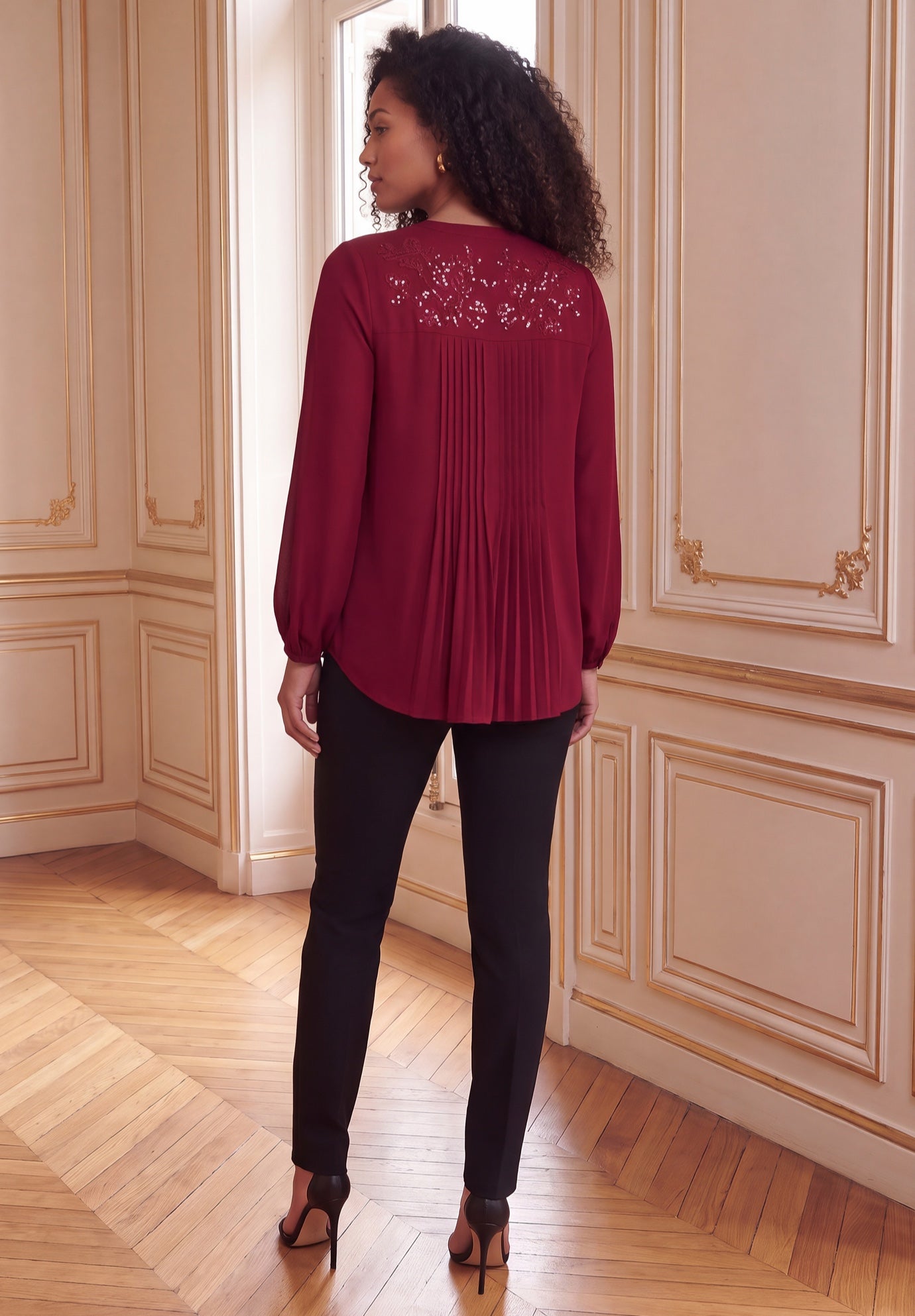 Sequin Floral Tunic image number 1