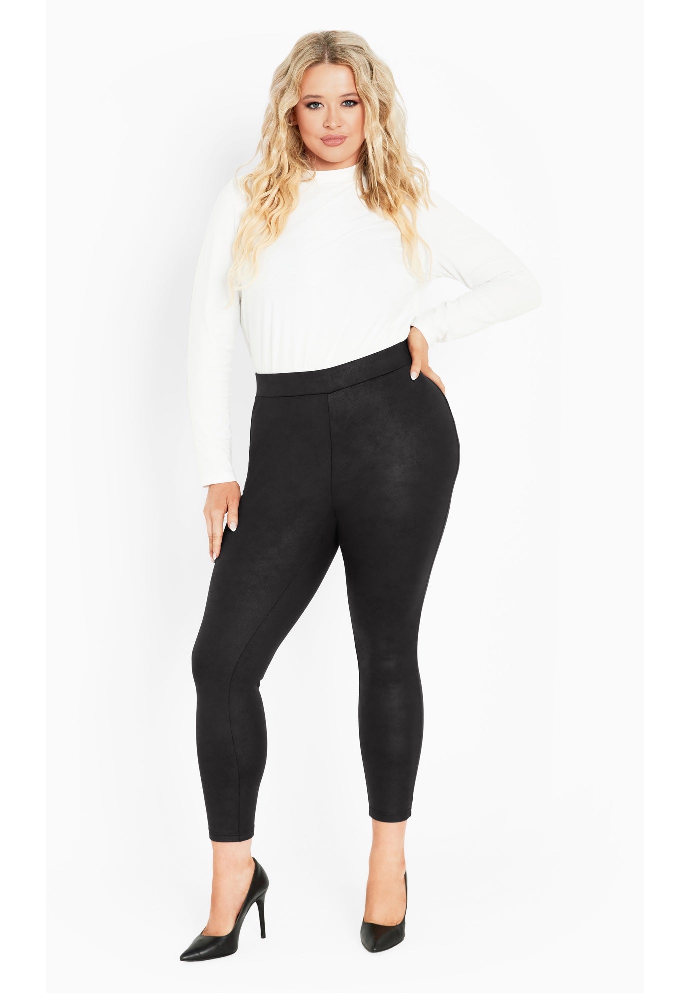 Nina Vegan Leather Pant image number 1