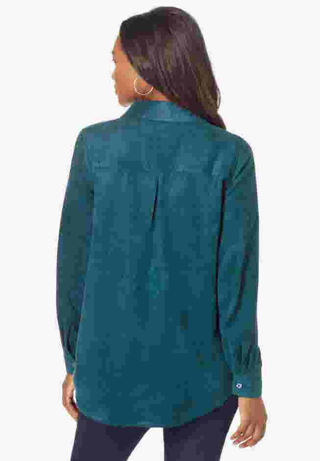 Faux Suede Big Shirt image number 1