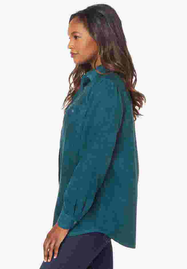 Faux Suede Big Shirt image number 2