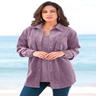 Corduroy Button-Front Shirt image number 0