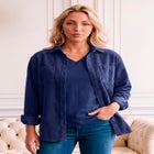Corduroy Button-Front Shirt image number 0