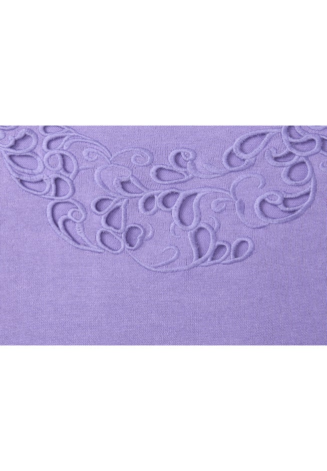 Plus Size Pullover Sweater with Cutout Detail image number 2