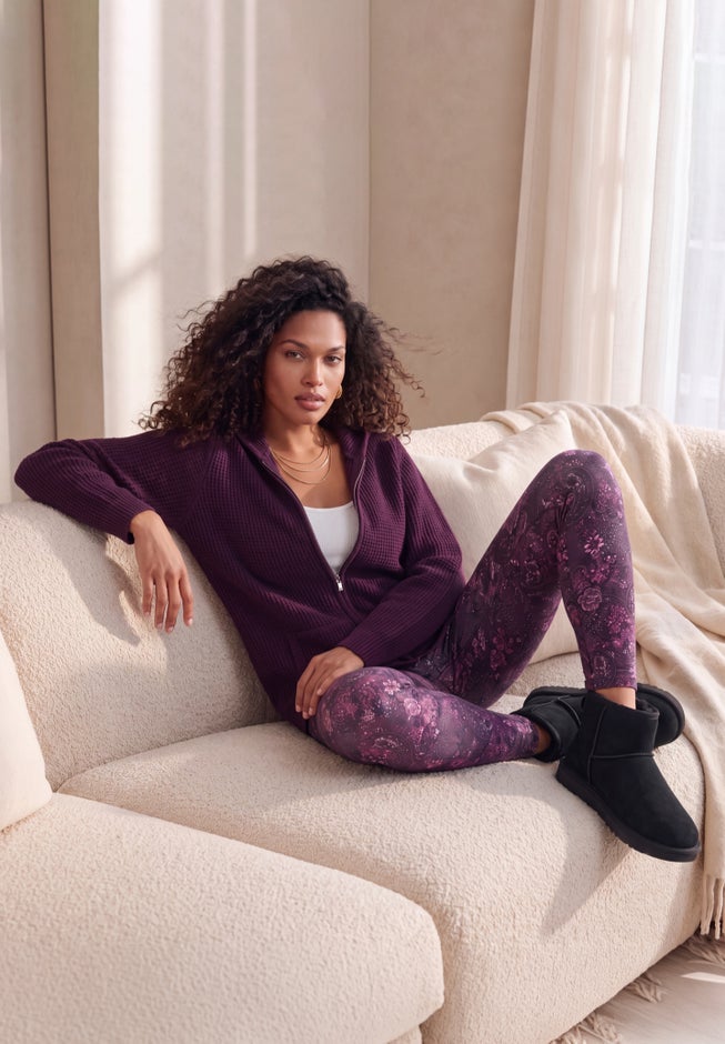 Plus Size Essential Stretch Ankle Length Pull-On Legging image number 2
