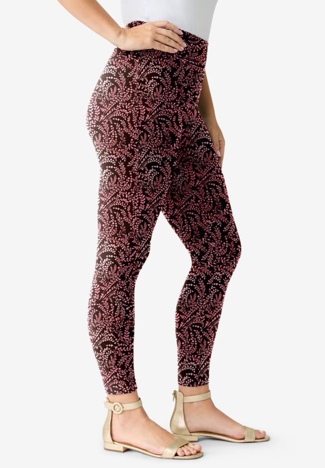 Plus Size Essential Stretch Ankle Length Pull-On Legging image number 2