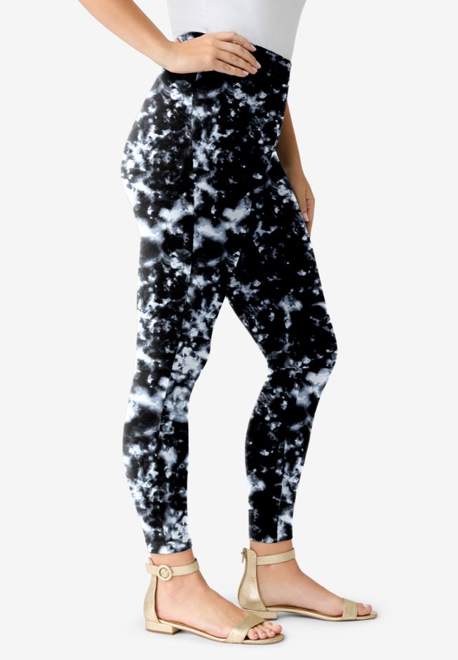Plus Size Ankle Length Essential Stretch Legging image number 2