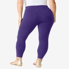Plus Size Ankle Length Essential Stretch Legging image number null