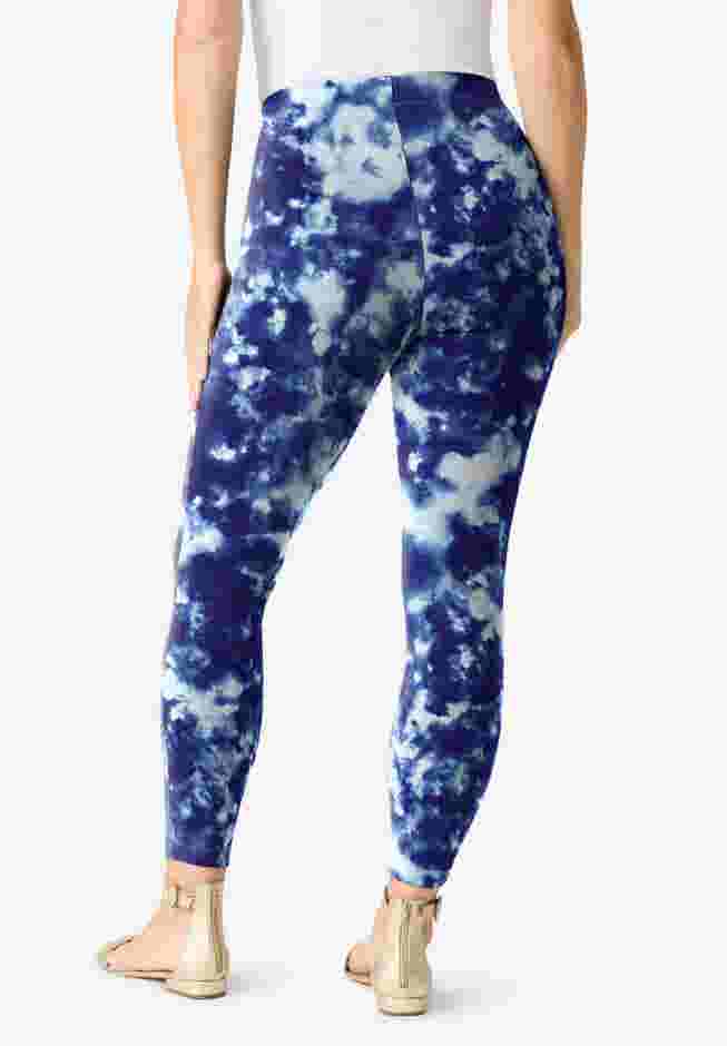 Plus Size Ankle Length Essential Stretch Legging image number 2