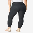 Plus Size Ankle Length Essential Stretch Legging image number null