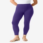 Plus Size Ankle Length Essential Stretch Legging image number null