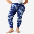 Plus Size Essential Stretch Ankle Length Pull-On Legging image number null