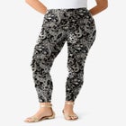 Plus Size Essential Stretch Ankle Length Pull-On Legging image number null