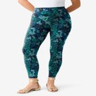 Plus Size Ankle Length Essential Stretch Legging image number null