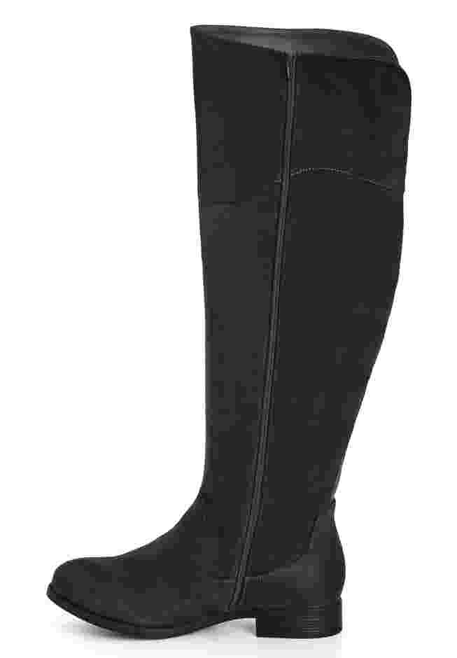 WIDE FIT Nadia Grey Tall Boot image number 3