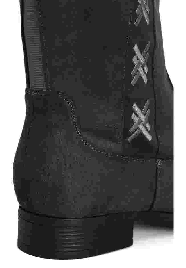WIDE FIT Nadia Grey Tall Boot image number 6