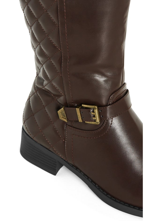 Ivory Tall Boot image number 5