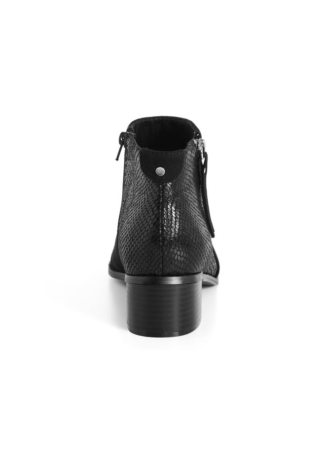 Arla Ankle Snake Skin Effect Boot image number null