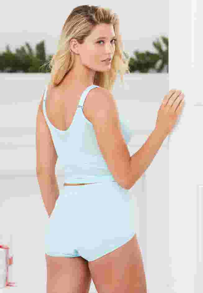 Comfort Choice® Longline Zip-Front Posture Bra image number 5