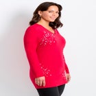 Embellished V-Neck Tunic image number 2