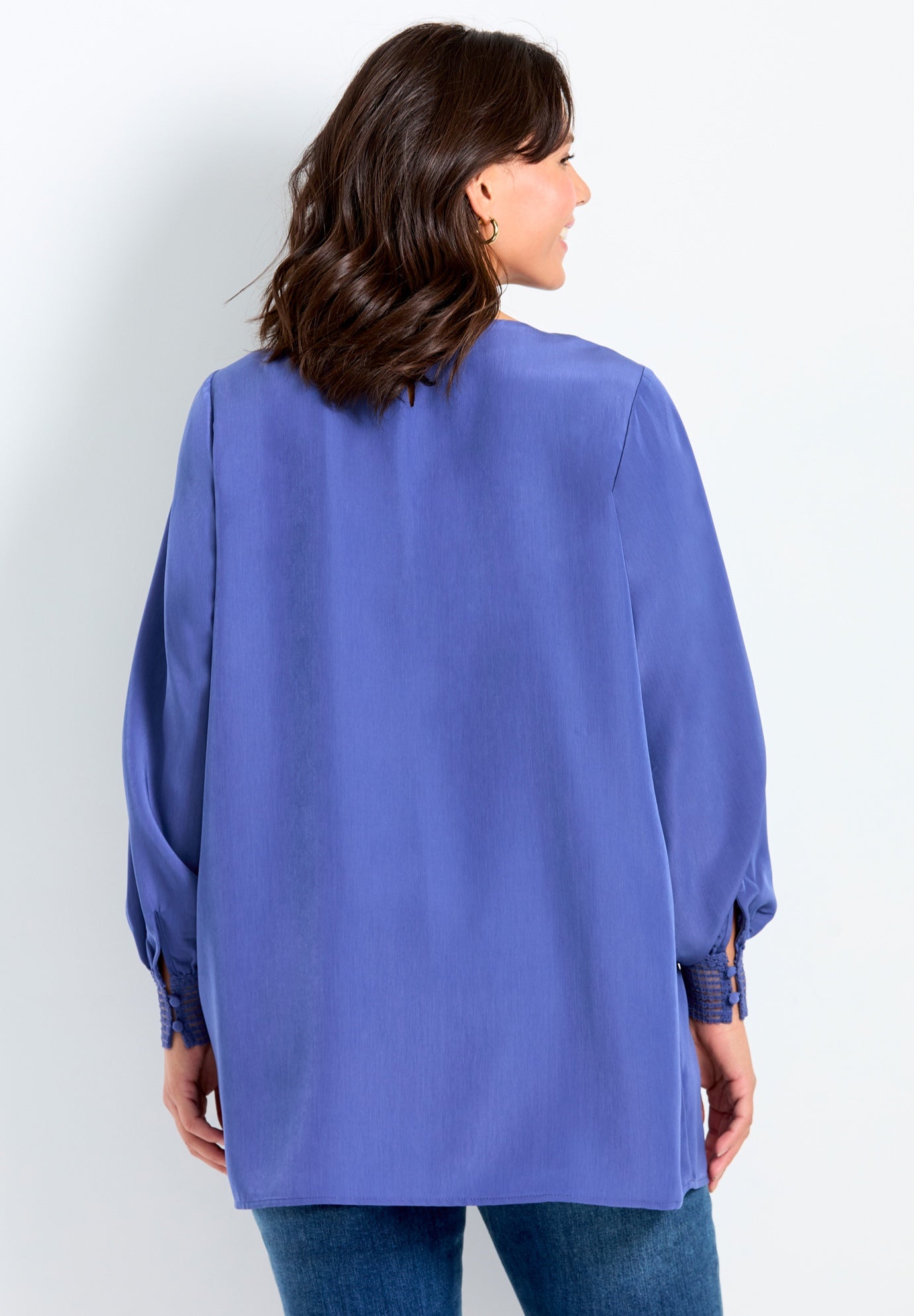 Pleated Peasant Blouse image number 1