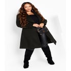 Isla Wrap Waist Tie Coat image number null