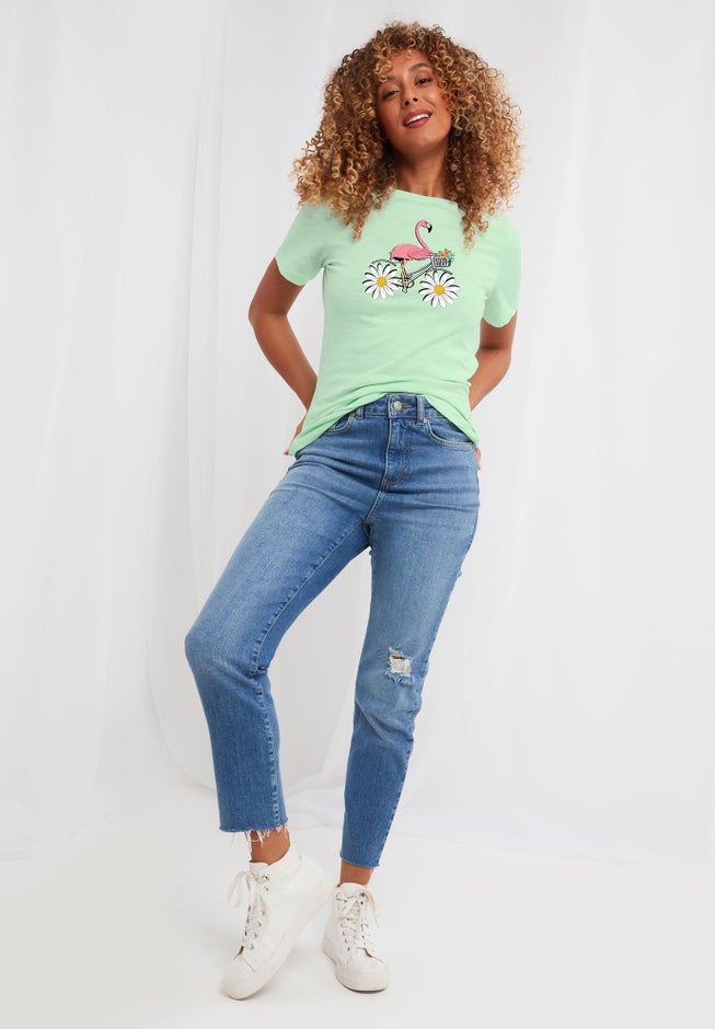 Stretch Cotton Graphic Tee image number 3