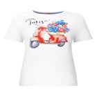 Stretch Cotton Graphic Tee image number null