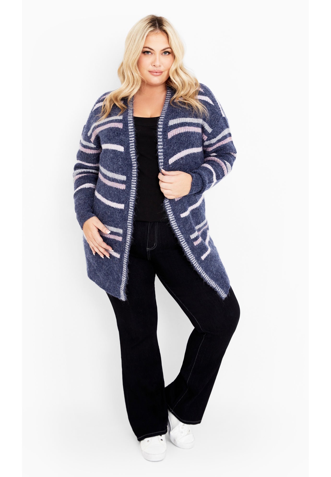 Skye Stripe Cardigan image number 0