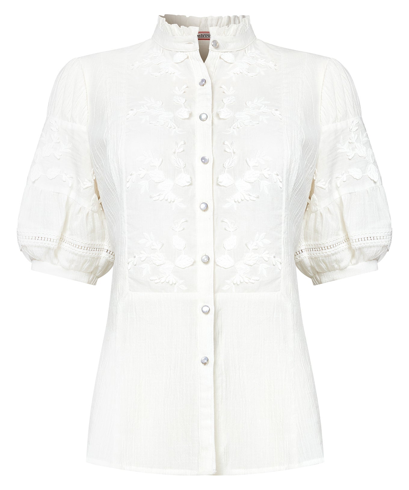Lace Embroidered Blouse image number 3