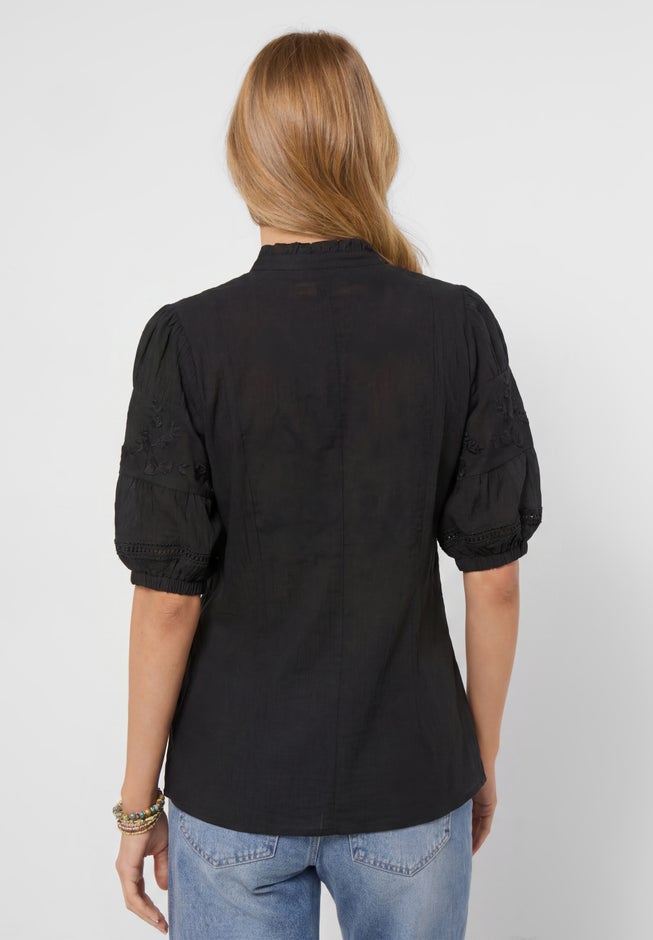 Lace Embroidered Blouse image number 1