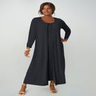 2-Piece Stretch Knit Duster Set image number null