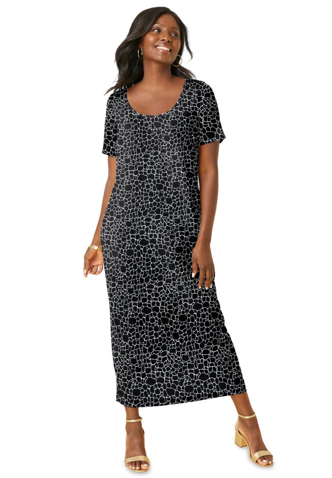2-Piece Stretch Knit Duster Set image number 1