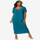 2-Piece Stretch Knit Duster Set image number null