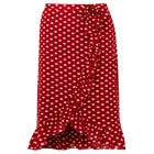 Ruffle Hem Wrap Skirt image number null