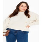 Beata Asymmetrical Button Knit Sweater image number 0