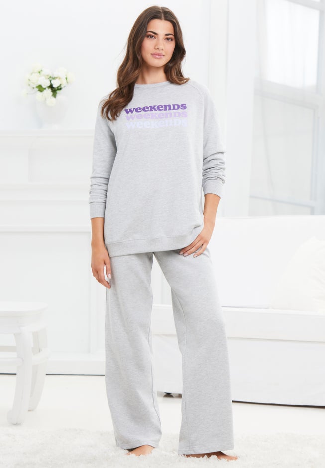 Dreams & Co.® 2-Piece Sweatshirt Set image number 5